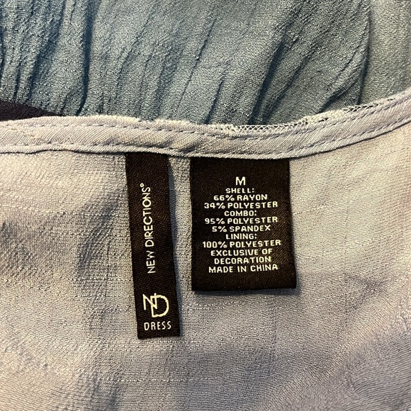 New Directions Color Block Sleeveless V-Neck Maxi, Sz. M. - Picture 7 of 11